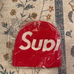 Supreme Red Knit Cap
